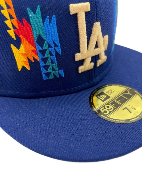 New Era（ニューエラ）New Era (ニューエラ) 59FIFTY LOS ANGELES DODGERS SOUTHWESTERN ブルー サイズ:SIZE 7 3/8(58.7cm)の古着・服飾アイテム