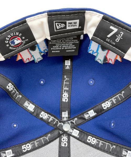 New Era（ニューエラ）New Era (ニューエラ) 59FIFTY LOS ANGELES DODGERS SOUTHWESTERN ブルー サイズ:SIZE 7 3/8(58.7cm)の古着・服飾アイテム
