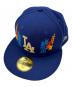 New Era（ニューエラ）の古着「59FIFTY LOS ANGELES DODGERS SOUTHWESTERN」｜ブルー