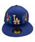 New Era (ニューエラ) 59FIFTY LOS ANGELES DODGERS SOUTHWESTERN ブルー サイズ:SIZE 7 3/8(58.7cm)：5000円