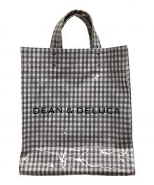 DEAN&DELUCA×TEMBEA（ディーンアンドデルーカ×テンベア）の古着「TEMBEA PAPER TOTE ギンガム グレー MEDIUM」｜グレー
