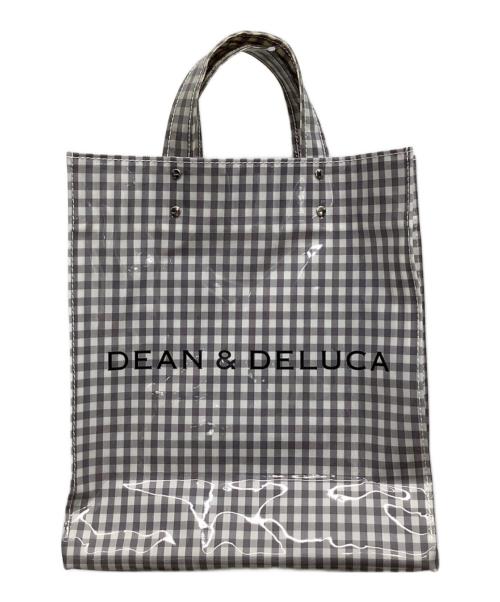DEAN&DELUCA（ディーンアンドデルーカ）DEAN&DELUCA (ディーンアンドデルーカ) TEMBEA (テンベア) TEMBEA PAPER TOTE ギンガム グレー MEDIUM グレーの古着・服飾アイテム