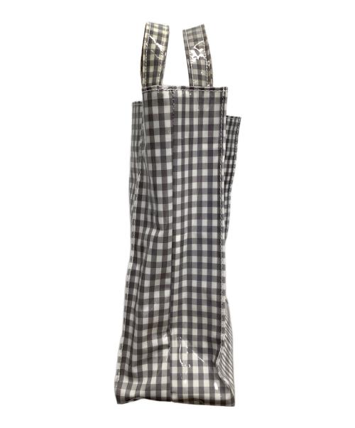 DEAN&DELUCA（ディーンアンドデルーカ）DEAN&DELUCA (ディーンアンドデルーカ) TEMBEA (テンベア) TEMBEA PAPER TOTE ギンガム グレー MEDIUM グレーの古着・服飾アイテム