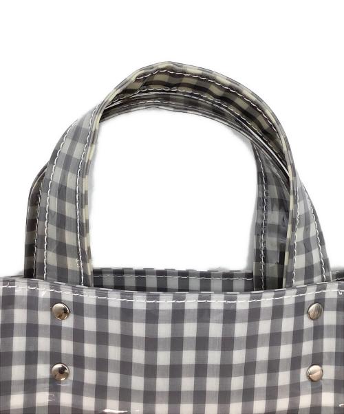 DEAN&DELUCA（ディーンアンドデルーカ）DEAN&DELUCA (ディーンアンドデルーカ) TEMBEA (テンベア) TEMBEA PAPER TOTE ギンガム グレー MEDIUM グレーの古着・服飾アイテム