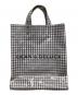 DEAN&DELUCA（ディーンアンドデルーカ）の古着「TEMBEA PAPER TOTE ギンガム グレー MEDIUM」｜グレー