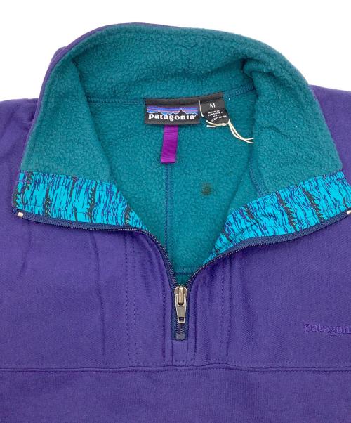 Patagonia（パタゴニア）Patagonia (パタゴニア) ハーフジップスウェット パープル サイズ:Mの古着・服飾アイテム