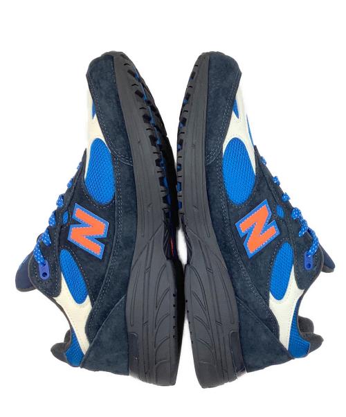 NEW BALANCE（ニューバランス）NEW BALANCE (ニューバランス) KITH (キス) 993 Madison Square Garden ネイビー×ホワイト サイズ:27cmの古着・服飾アイテム
