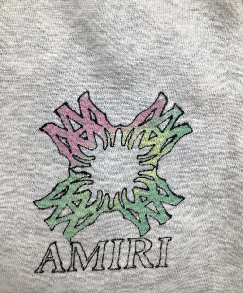 AMIRI（アミリ）AMIRI (アミリ) MA QUAD FLAMES SWEATSHORT グレー サイズ:Mの古着・服飾アイテム