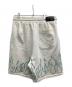 AMIRI (アミリ) MA QUAD FLAMES SWEATSHORT グレー サイズ:M：35000円