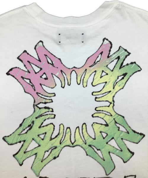 AMIRI（アミリ）AMIRI (アミリ) MA Quad Flames オーバーサイズ Tシャツ ホワイト サイズ:Lの古着・服飾アイテム