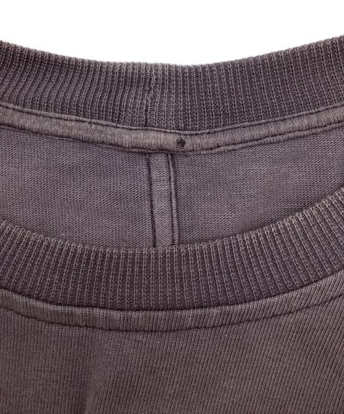 RICK OWENS（リックオウエンス）RICK OWENS (リックオウエンス) クルーネックショートスリーブＴシャツ グレー サイズ:46の古着・服飾アイテム
