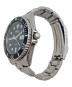 SEIKO (セイコー) ダイバーズウォッチ　SSブレスレット ブラック×シルバー：15000円
