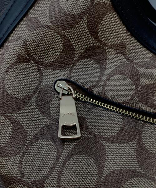 COACH（コーチ）COACH (コーチ) トートバッグ ベージュ×ブラックの古着・服飾アイテム