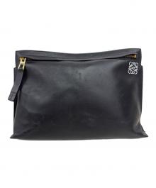 LOEWE（ロエベ）の古着「クラッチバッグ アナグラム」｜ブラック