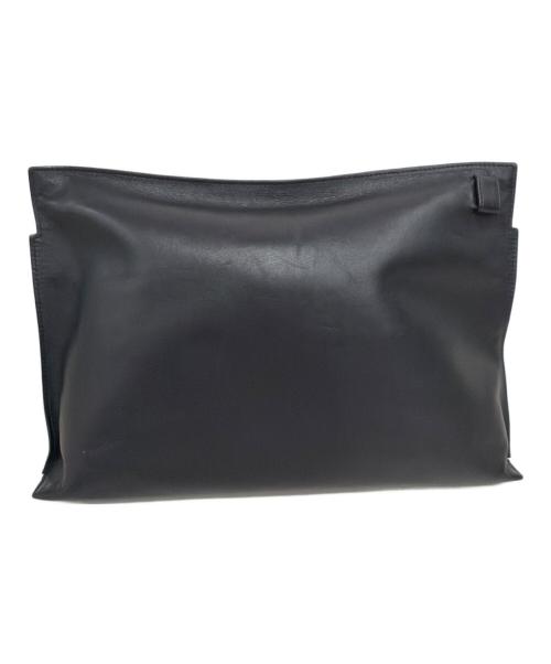 LOEWE（ロエベ）LOEWE (ロエベ) クラッチバッグ アナグラム ブラックの古着・服飾アイテム