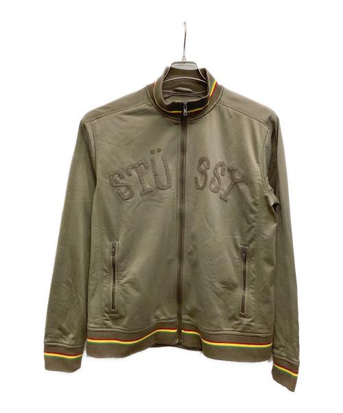 stussy（ステューシー）stussy (ステューシー) トラックジャケット カーキ サイズ:Lの古着・服飾アイテム