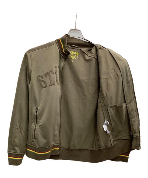 stussy（ステューシー）stussy (ステューシー) トラックジャケット カーキ サイズ:Lの古着・服飾アイテム