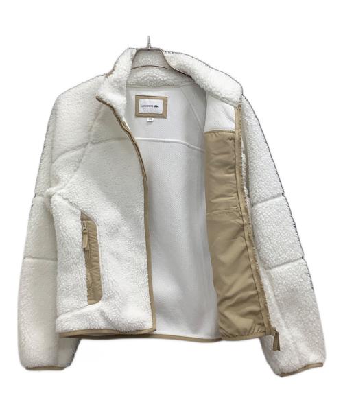 LACOSTE（ラコステ）LACOSTE (ラコステ) ボアジャケット ホワイト サイズ:Mの古着・服飾アイテム