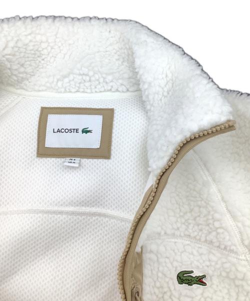 LACOSTE（ラコステ）LACOSTE (ラコステ) ボアジャケット ホワイト サイズ:Mの古着・服飾アイテム