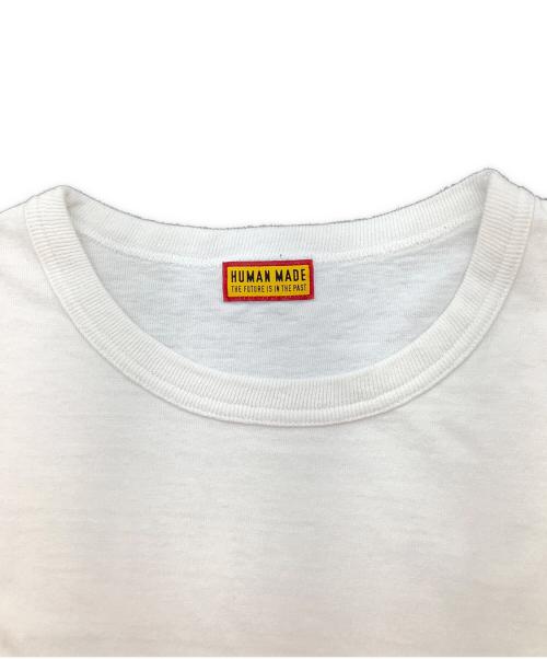 HUMAN MADE（ヒューマンメイド）HUMAN MADE (ヒューマンメイド) HEART POCKET T-SHIRT（ハート ポケット Tシャツ） ホワイト サイズ:2XLの古着・服飾アイテム