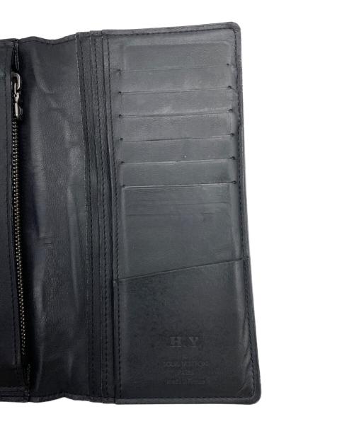 LOUIS VUITTON（ルイ ヴィトン）LOUIS VUITTON (ルイ ヴィトン) ポルトフォイユ・ブラザ　2つ折り財布 ブラックの古着・服飾アイテム