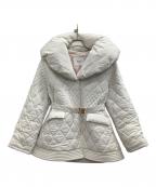 HER LIP TOハーリップトゥ）の古着「Madison Quilted Short Coat」｜ホワイト