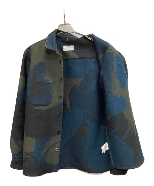 OAMC（オーエーエムシー）OAMC (オーエーエムシー) 迷彩　総柄カバーオール カーキ×ネイビー サイズ:Lの古着・服飾アイテム