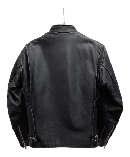 Schott（ショット）Schott (ショット) シングルライダースジャケット ブラック サイズ:36の古着・服飾アイテム