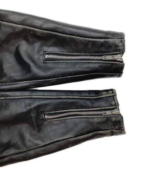 Schott（ショット）Schott (ショット) シングルライダースジャケット ブラック サイズ:36の古着・服飾アイテム