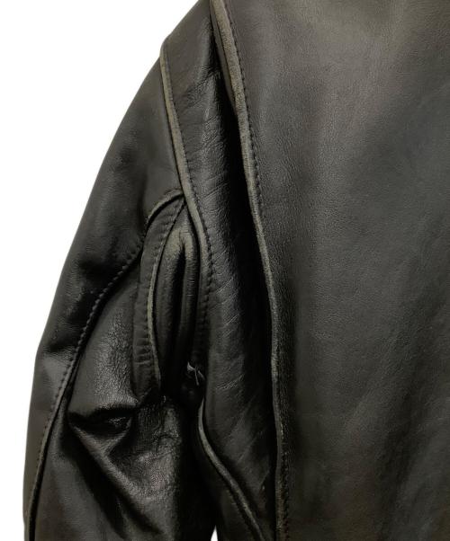 Schott（ショット）Schott (ショット) シングルライダースジャケット ブラック サイズ:36の古着・服飾アイテム