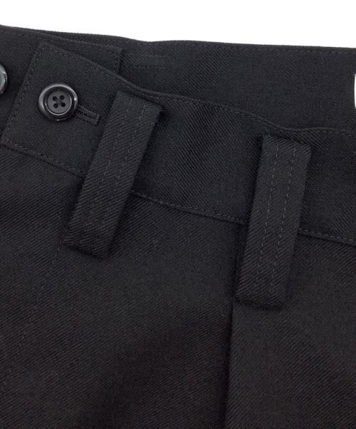 Ujoh（ウジョー）Ujoh (ウジョー) レイヤードパンツ ブラック サイズ:2の古着・服飾アイテム