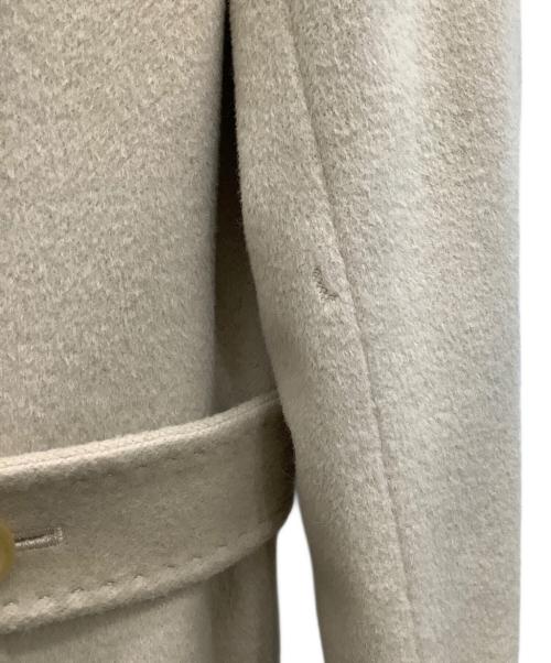 BURBERRY LONDON（バーバリーロンドン）BURBERRY LONDON (バーバリーロンドン) ファー付きロングコート ベージュ サイズ:40の古着・服飾アイテム