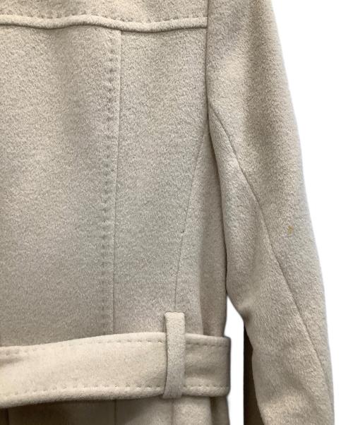BURBERRY LONDON（バーバリーロンドン）BURBERRY LONDON (バーバリーロンドン) ファー付きロングコート ベージュ サイズ:40の古着・服飾アイテム