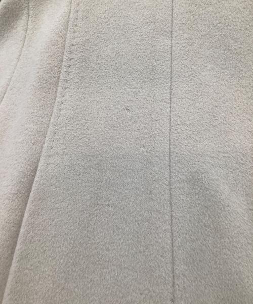 BURBERRY LONDON（バーバリーロンドン）BURBERRY LONDON (バーバリーロンドン) ファー付きロングコート ベージュ サイズ:40の古着・服飾アイテム