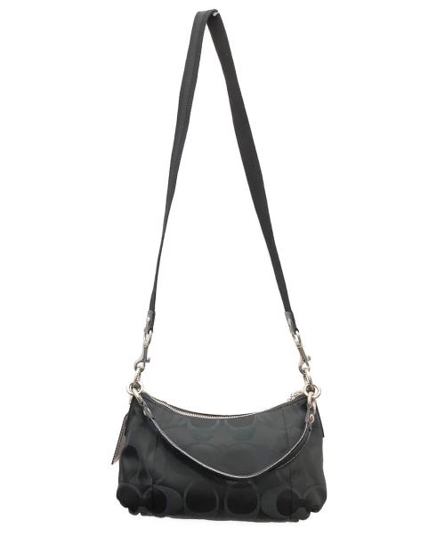 COACH（コーチ）COACH (コーチ) POPPY　2WAYショルダーバッグ ブラックの古着・服飾アイテム