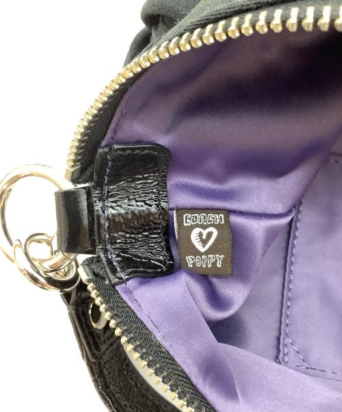 COACH（コーチ）COACH (コーチ) POPPY　2WAYショルダーバッグ ブラックの古着・服飾アイテム