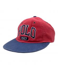 POLO RALPH LAUREN（ポロ・ラルフローレン）の古着「キャップ」｜レッド
