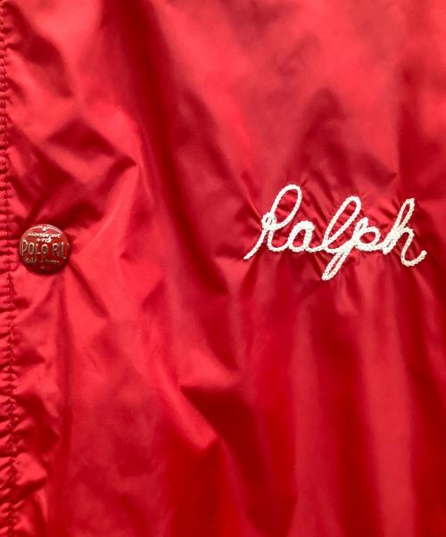 POLO RALPH LAUREN（ポロ・ラルフローレン）POLO RALPH LAUREN (ポロ・ラルフローレン) コーチジャケット レッド サイズ:Sの古着・服飾アイテム