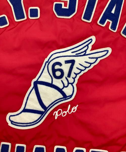POLO RALPH LAUREN（ポロ・ラルフローレン）POLO RALPH LAUREN (ポロ・ラルフローレン) コーチジャケット レッド サイズ:Sの古着・服飾アイテム