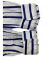 中古・古着 POLO RALPH LAUREN (ポロ・ラルフローレン) クラシック フィット ストライプド ポプリン ワークシャツ ホワイト×ネイビー サイズ:Ｓ：10000円