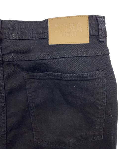 ROARDENIM（ロアーデニム）ROARDENIM (ロアーデニム) フレア フレイヤード スタックデニム ブラック サイズ:38×34の古着・服飾アイテム