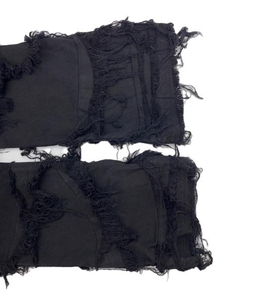 ROARDENIM（ロアーデニム）ROARDENIM (ロアーデニム) フレア フレイヤード スタックデニム ブラック サイズ:38×34の古着・服飾アイテム