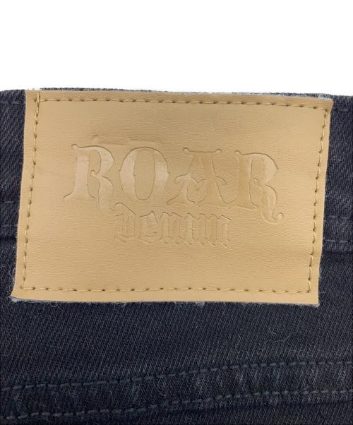 ROARDENIM（ロアーデニム）ROARDENIM (ロアーデニム) フレア フレイヤード スタックデニム ブラック サイズ:38×34の古着・服飾アイテム