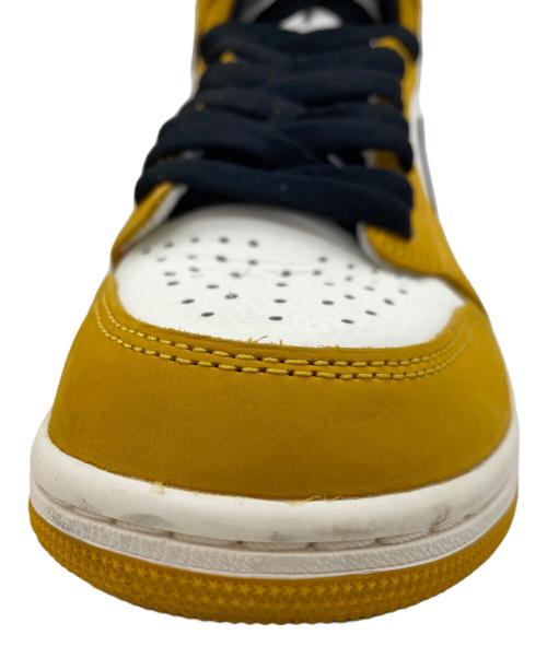 NIKE（ナイキ）NIKE (ナイキ) Air Jordan 1 Retro High OG イエロー×ホワイト サイズ:24cmの古着・服飾アイテム