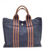 HERMES PARISエルメス パリ）の古着「フールトゥPM　ハンドバッグ」｜ネイビー