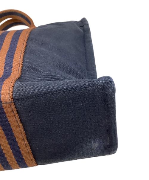 HERMES PARIS（エルメス パリ）HERMES PARIS (エルメス パリ) フールトゥPM　ハンドバッグ ネイビーの古着・服飾アイテム