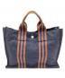 HERMES PARIS (エルメス パリ) フールトゥPM　ハンドバッグ ネイビー：10000円