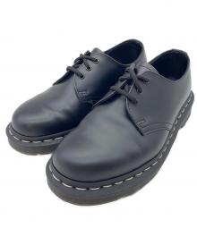 Dr.Martens（ドクターマーチン）の古着「ホワイトステッチ 3ホール シューズ」｜ブラック