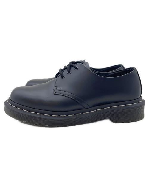 Dr.Martens（ドクターマーチン）Dr.Martens (ドクターマーチン) ホワイトステッチ 3ホール シューズ ブラック サイズ:24cmの古着・服飾アイテム