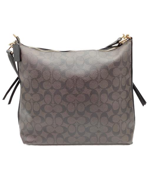 COACH（コーチ）COACH (コーチ) 2WAYバッグ　シグネチャー ブラウンの古着・服飾アイテム